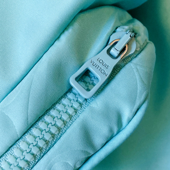 NWT $745 Louis Vuitton Men's XL Monogram Board Shorts Swim Trunks Aqua - Picture 9 of 16